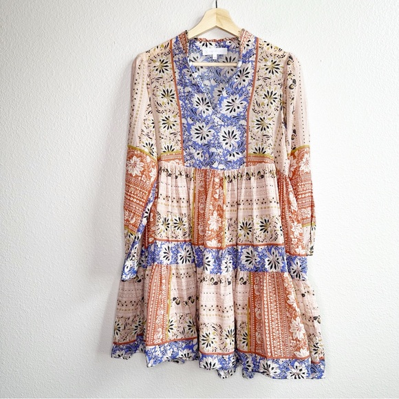 Corey Lynn Calter Natalia Dress in Pretty Floral Women’s Size Extra Small XS - Picture 2 of 9